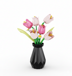 Kytice tulipánů včetně vázy - Nezvadne