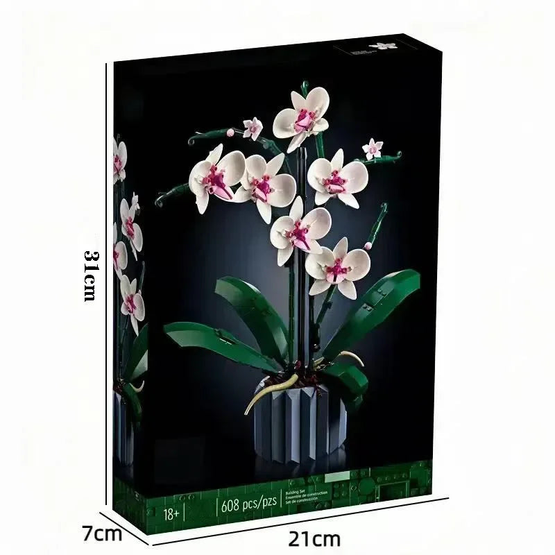 Compatible with Lego Bouquet Building Blocks New Assembled Ornaments Preserved Fresh Flower Valentine's Day Toys  Roses10328 - Nezvadne