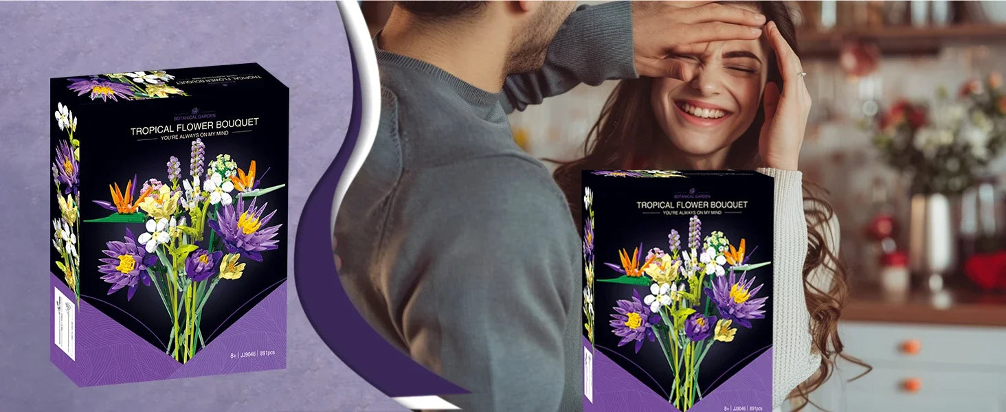 Kytice tropických rostlin - Nezvadne